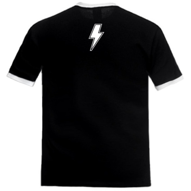 Футболка AC/DC - Back In Black Ringer чорна