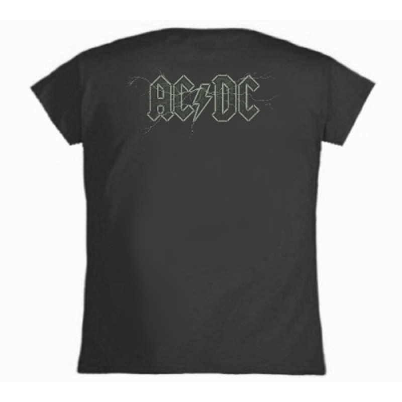 Футболка жіноча AC/DC - Dirty Deeds сіра