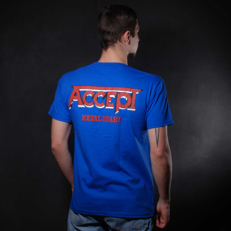Футболка Accept - Metal Heart (FOTL) синя