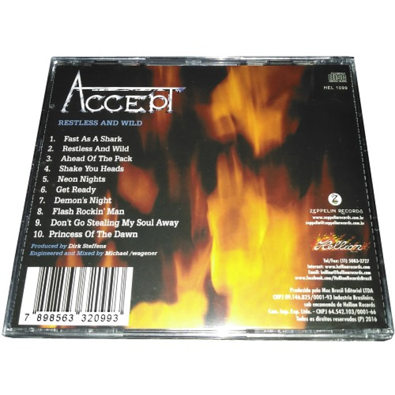 Accept - Restless And Wild CD