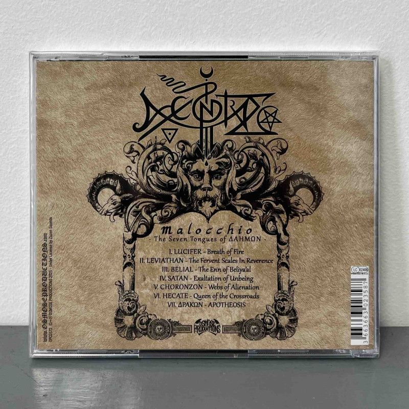 Acherontas - Malocchio - ​The Seven Tongues Of Δahmωn CD