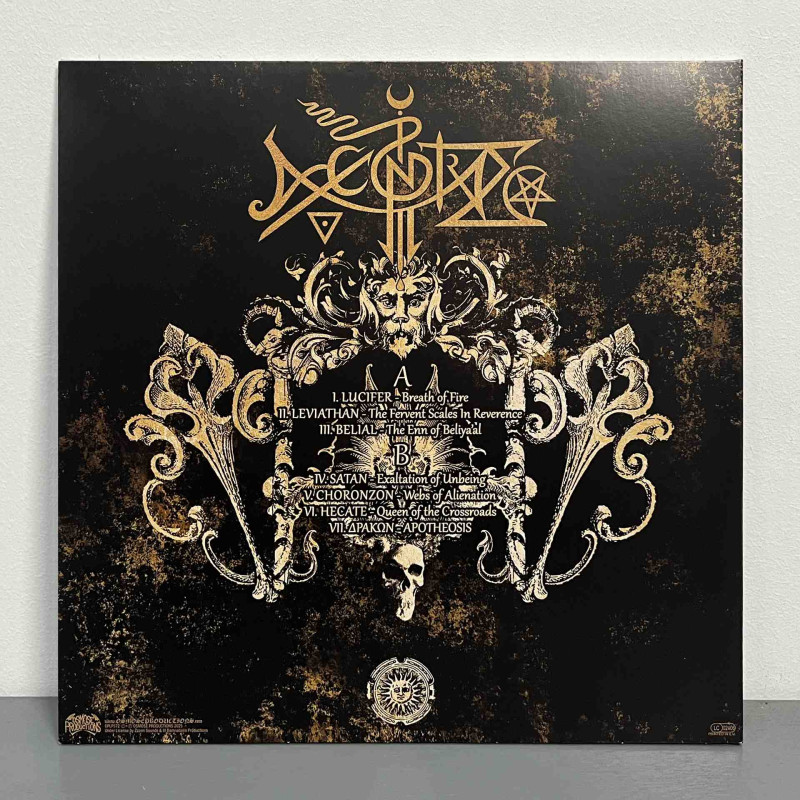 Acherontas - Malocchio - ​The Seven Tongues Of Δahmωn LP (Orange Translucent w/ Black Smoke Vinyl)