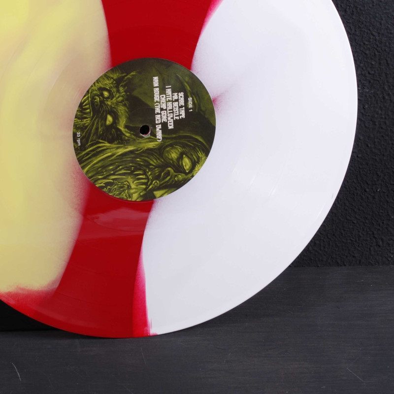 Acid Witch - Evil Sound Screamers LP (White / Red / Yellow Striped Vinyl)