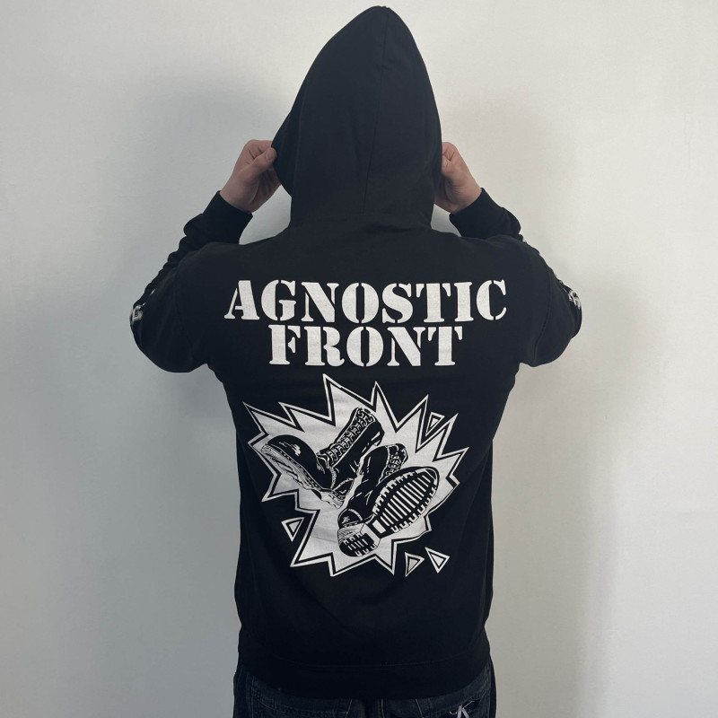 Худі Agnostic Front - Boots (AWDis) чорне
