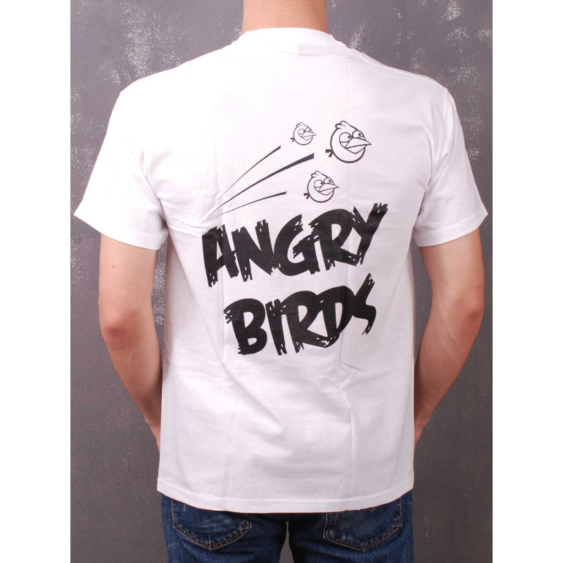 Футболка Angry Birds біла