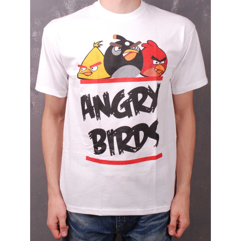 Футболка Angry Birds біла