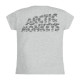 Футболка жіноча Arctic Monkeys світло-сіра меланжева