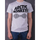 Футболка Arctic Monkeys світло-сіра меланжева