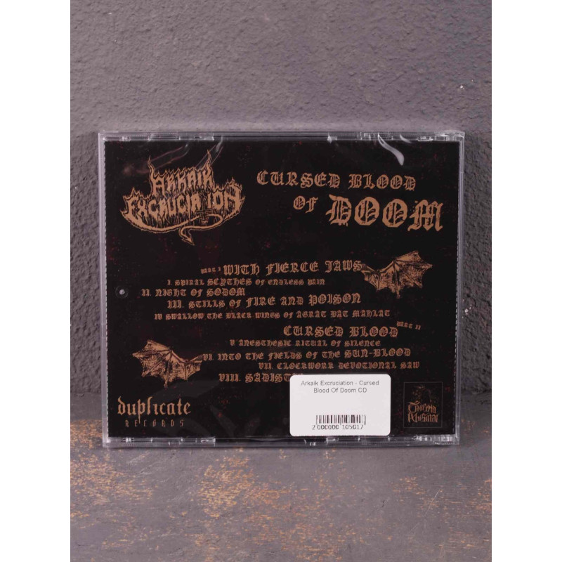 Arkaik Excruciation - Cursed Blood Of Doom CD