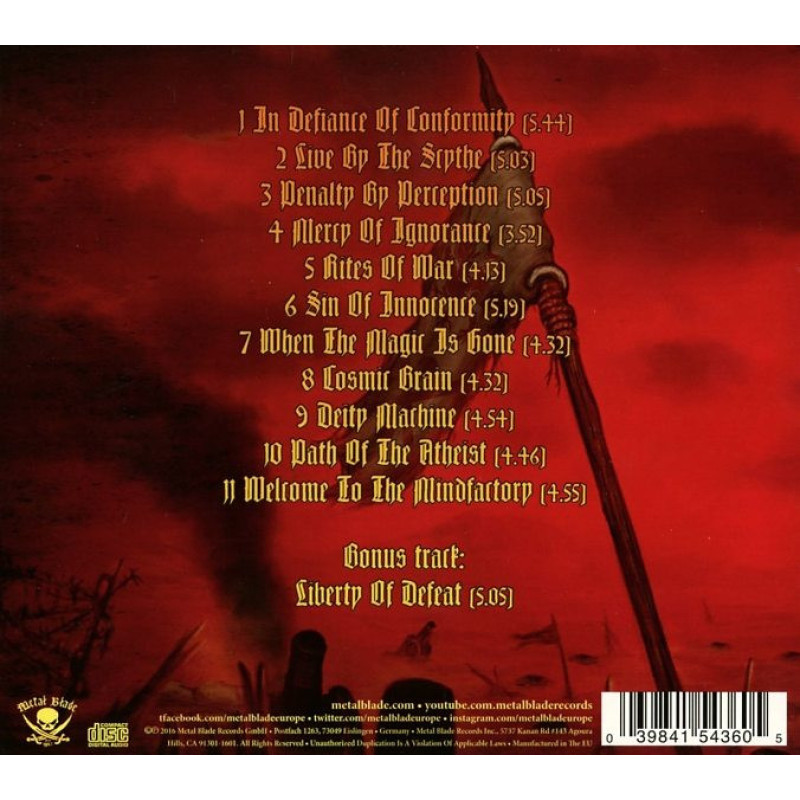 Artillery - Penalty By Perception CD Digi