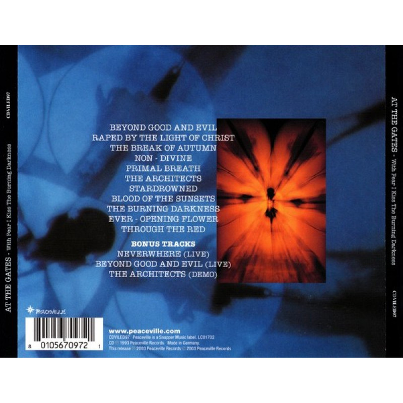 At The Gates - With Fear I Kiss The Burning Darkness CD