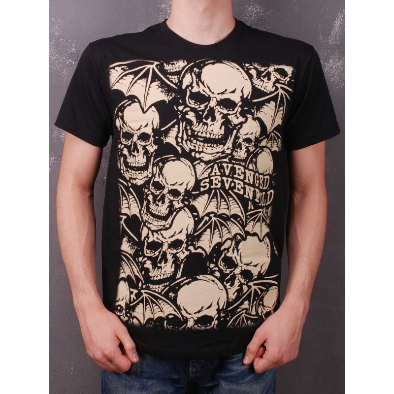 Футболка Avenged Sevenfold черепа