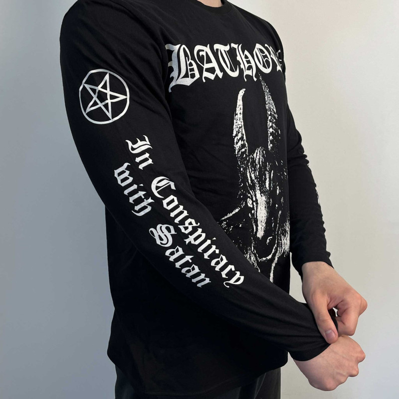 Лонгслів Bathory - In Conspiracy With Satan (B&C) чорний