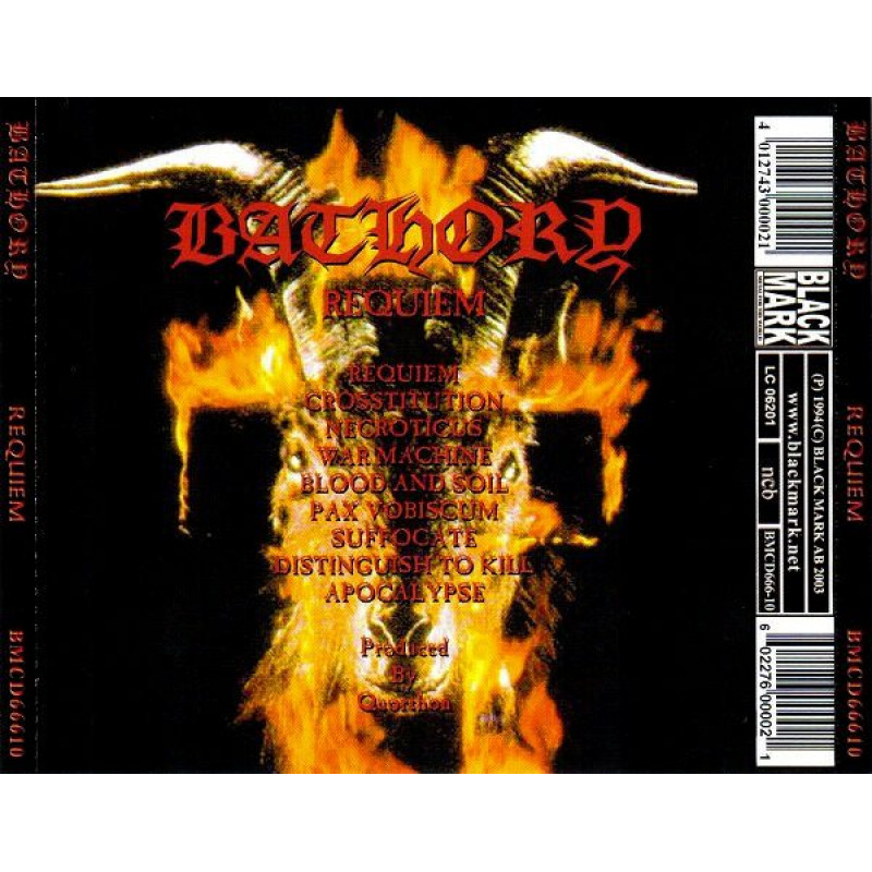 Bathory - Requiem CD