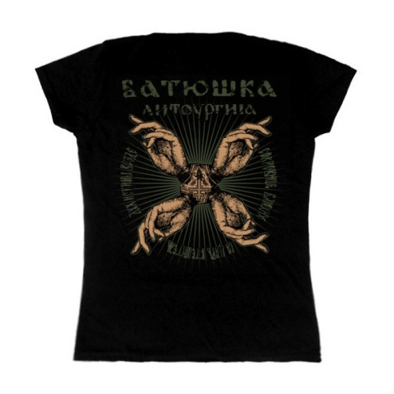 Футболка жіноча Батюшка (Batushka) - Литоургиiа Album Cover
