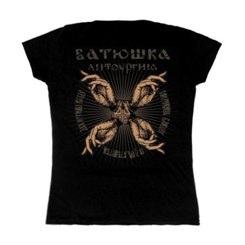 Футболка жіноча Батюшка (Batushka) - Литоургиiа