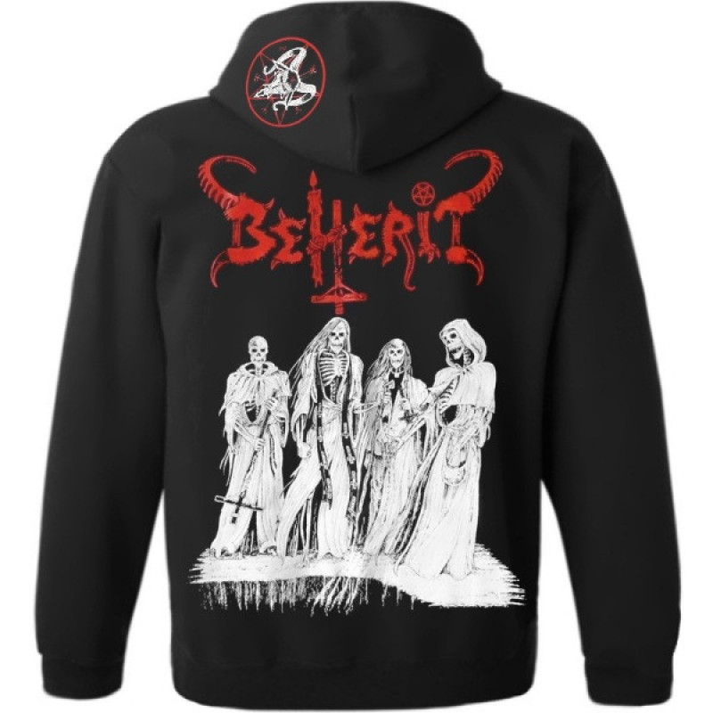 Зіп худі Beherit - Satanic Metal Temple