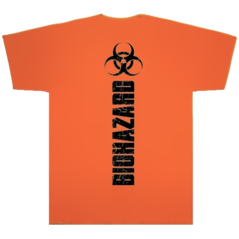 Футболка Biohazard оранжевая
