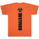 Футболка Biohazard оранжевая