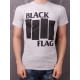Футболка Black Flag світло-сіра меланжева