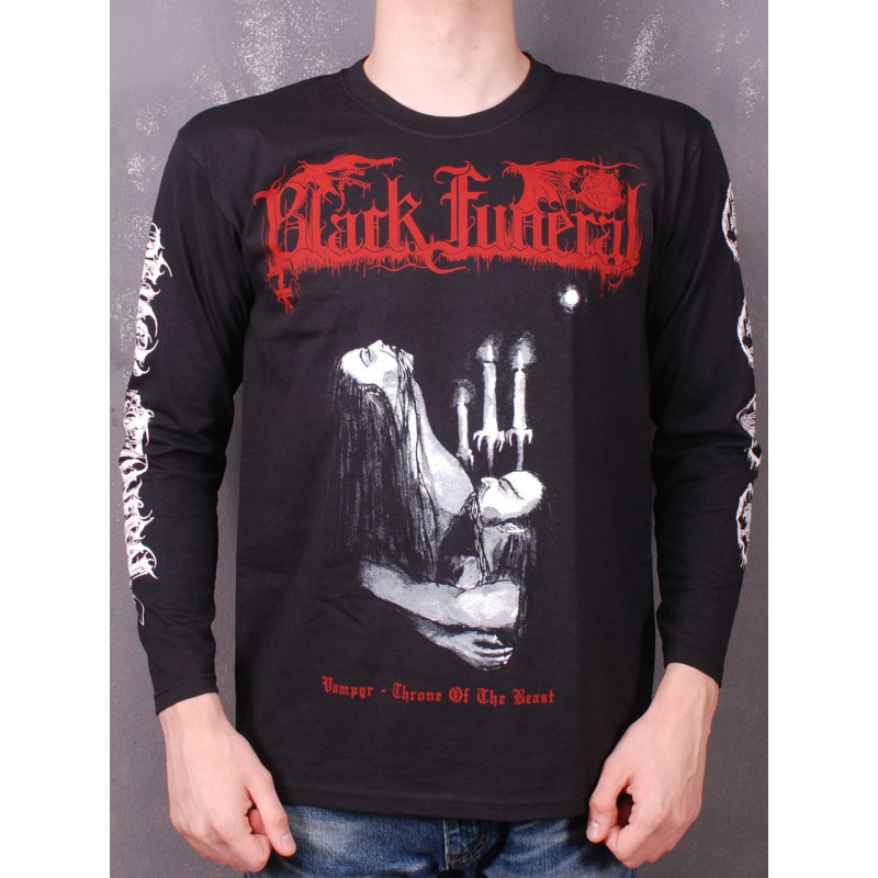 Лонгслів Black Funeral - Vampyr - Throne Of The Beast (FOTL) чорний