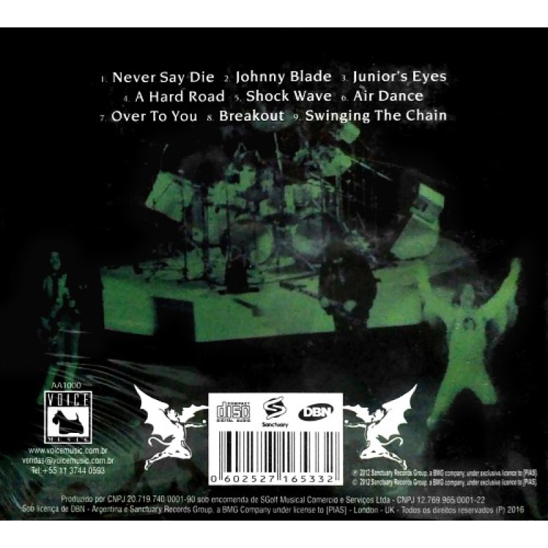 Black Sabbath - Never Say Die! CD Digi