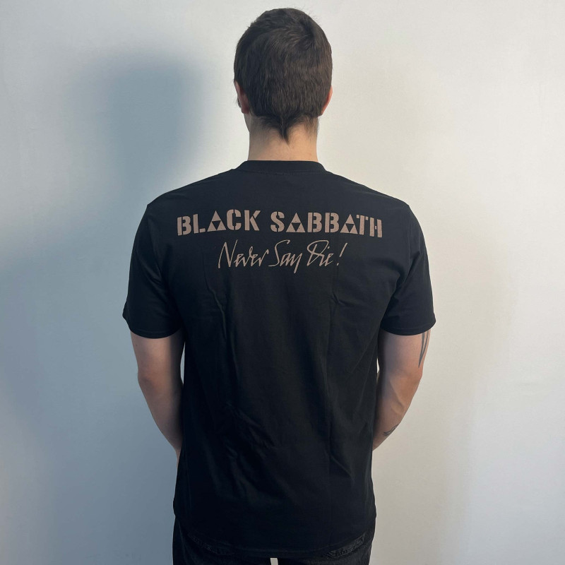 Футболка Black Sabbath - Never Say Die! (Gildan) чорна
