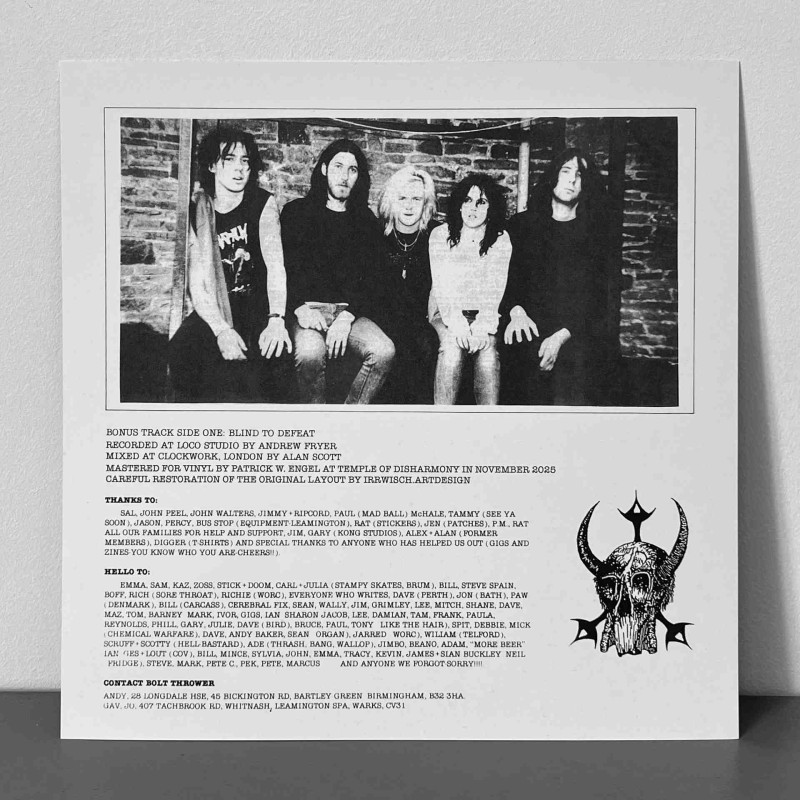 Bolt Thrower - In Battle There Is No Law LP (Black Vinyl)