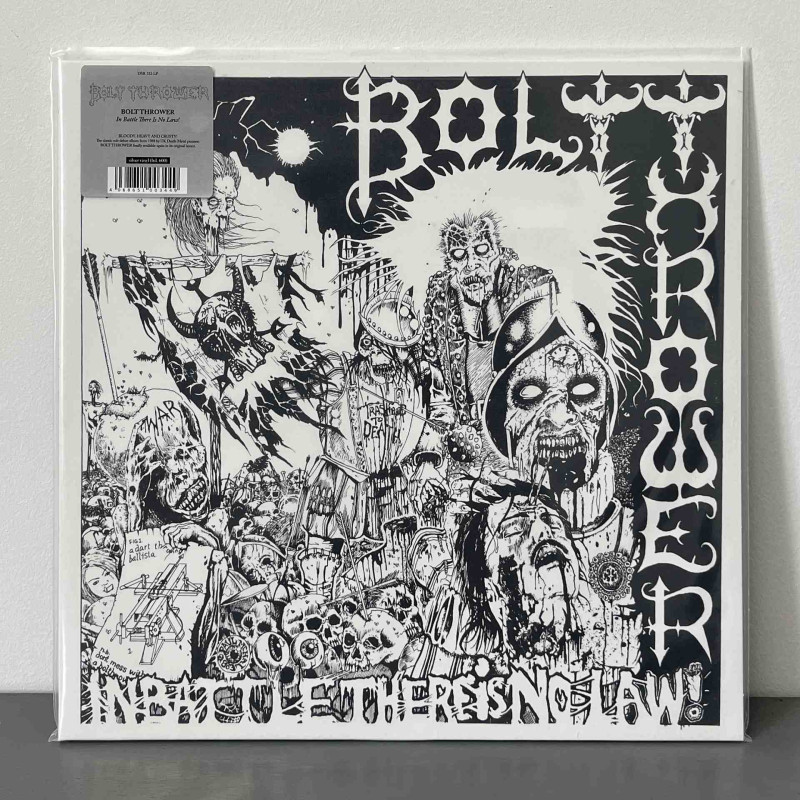 Bolt Thrower - In Battle There Is No Law LP (Silver Vinyl)