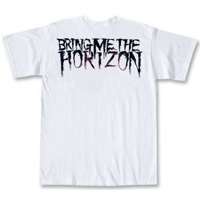 Футболка Bring Me The Horizon - Rats біла