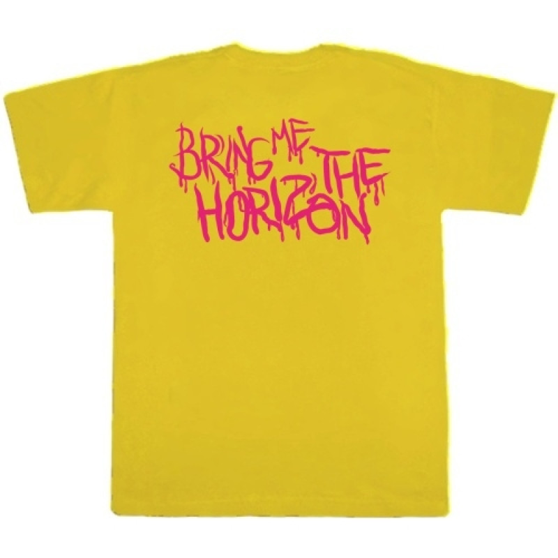 Футболка Bring Me The Horizon жовта