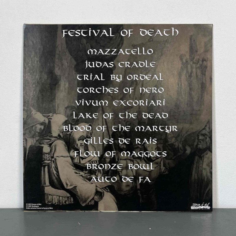 Brodequin - Festival Of Death LP (Black Vinyl)