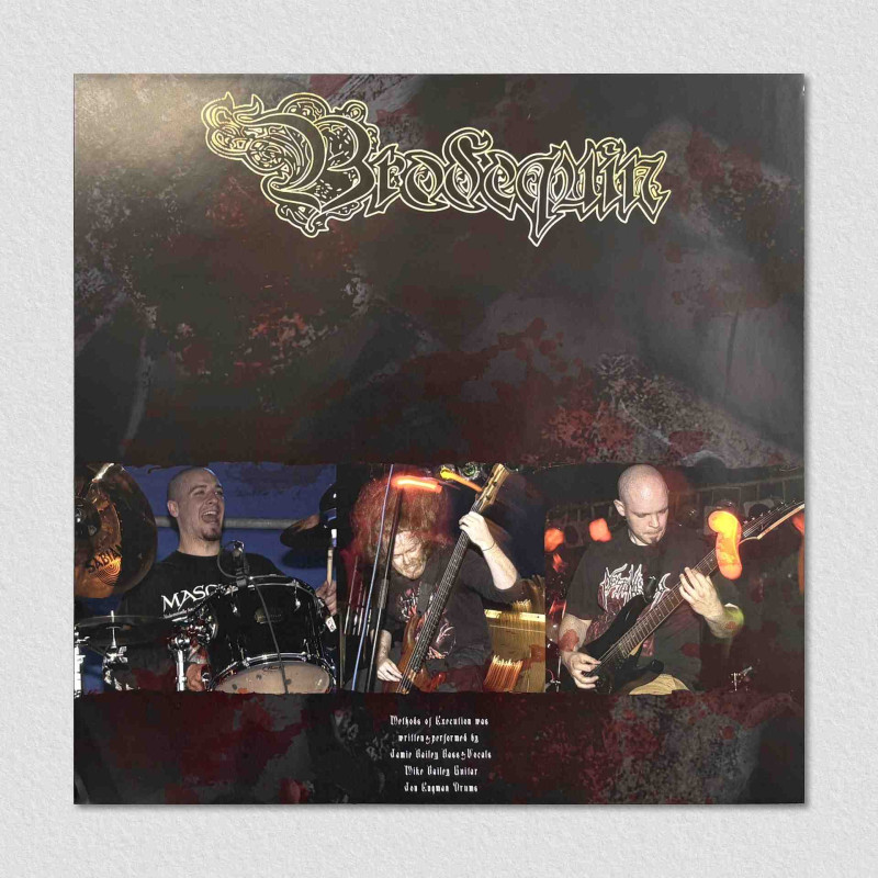 Brodequin - Methods Of Execution LP (Gold Vinyl)