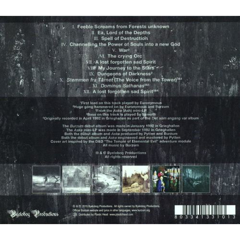 Burzum - Burzum / Aske CD