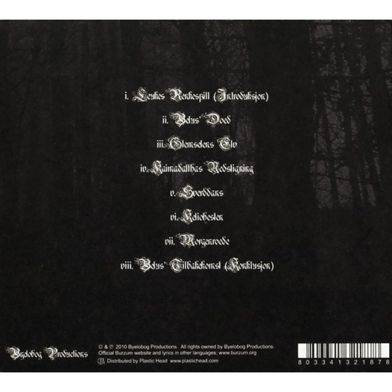 Burzum - Belus CD Digi