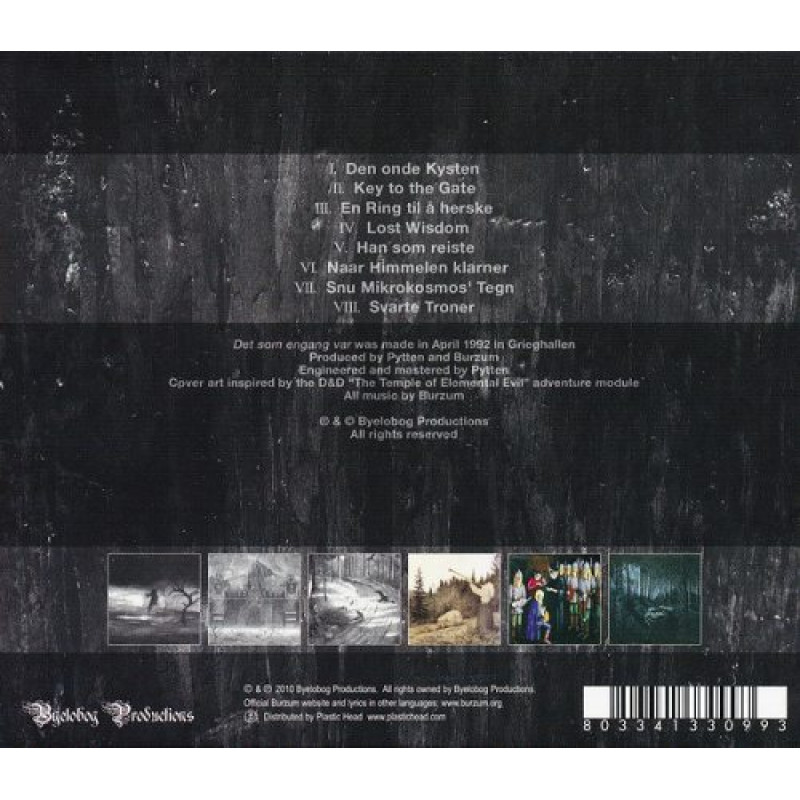 Burzum - Det Som Engang Var CD