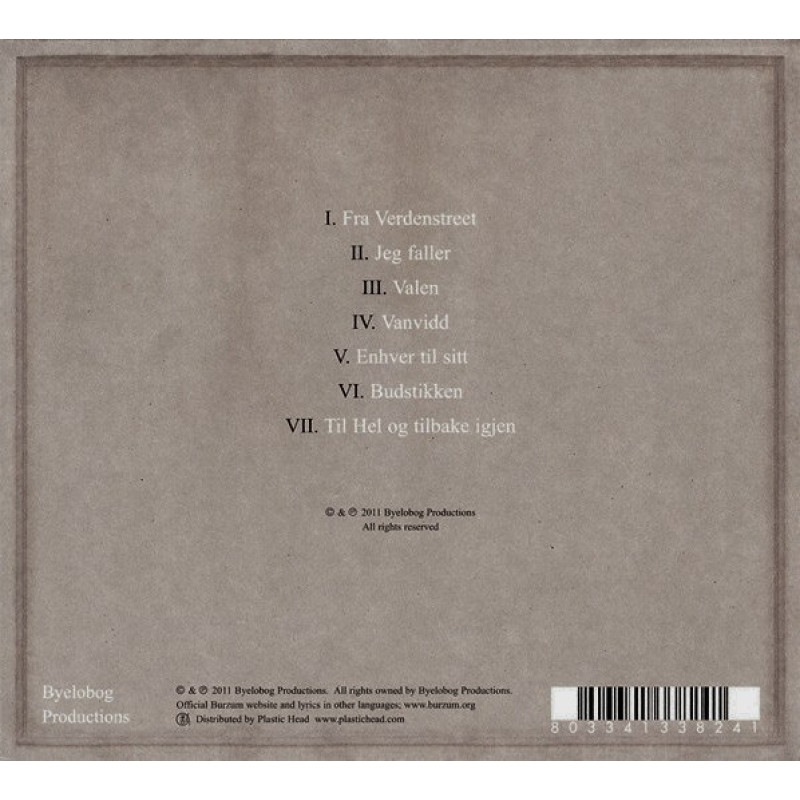 Burzum - Fallen CD Digi