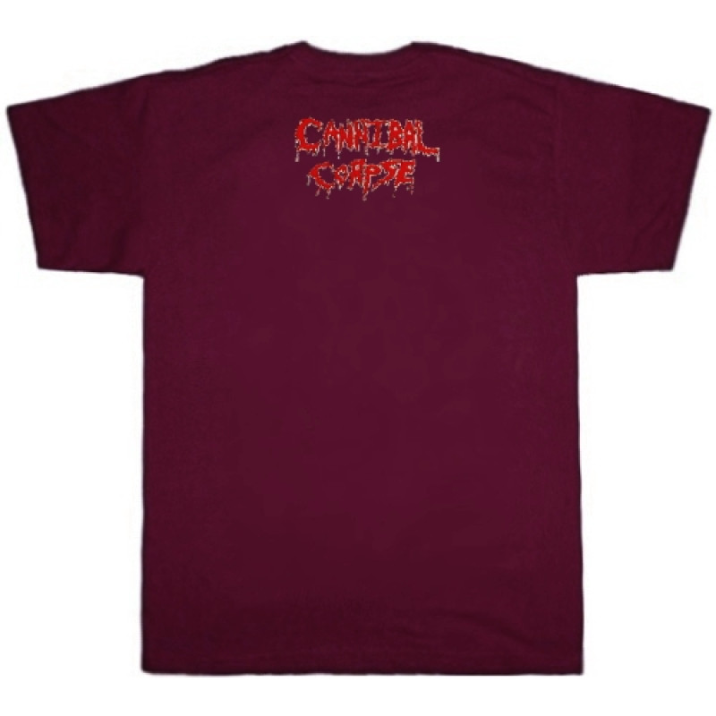 Футболка Cannibal Corpse Logo бордова