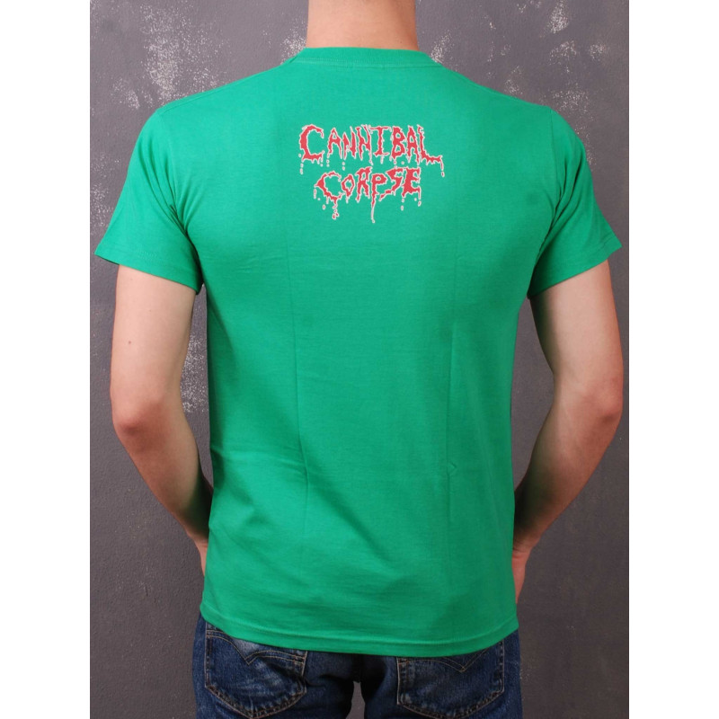 Футболка Cannibal Corpse Logo зелена