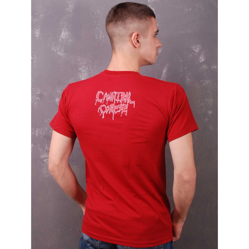 Футболка Cannibal Corpse Logo червона