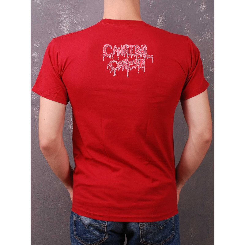Футболка Cannibal Corpse Logo червона