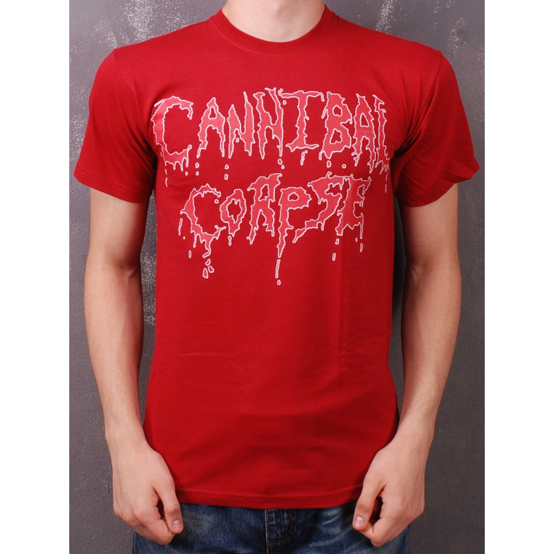 Футболка Cannibal Corpse Logo червона