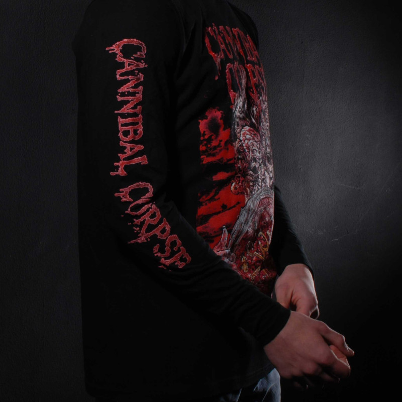 Лонгслів Cannibal Corpse - Rotting Heads (B&C) чорний