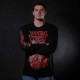 Лонгслів Cannibal Corpse - Rotting Heads (B&C) чорний