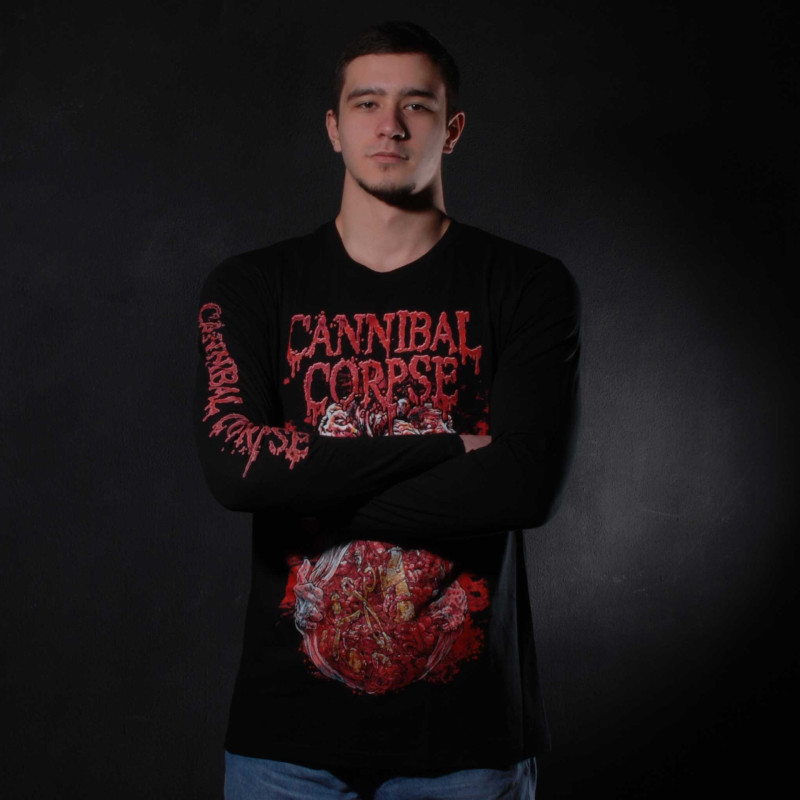 Лонгслів Cannibal Corpse - Rotting Heads (FOTL) чорний