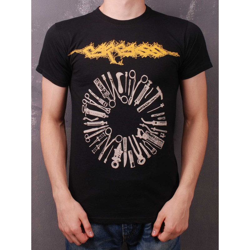 Футболка Carcass - Tools Of The Trade (Yellow Logo)