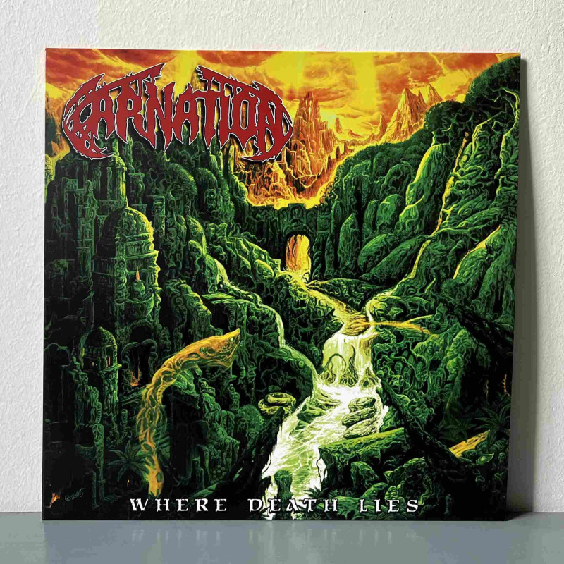 Carnation - Where Death Lies LP (Red, White & Black Marbled Vinyl)