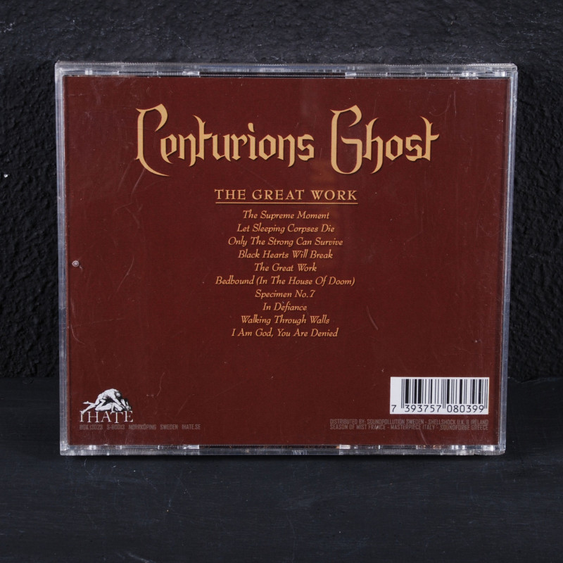 Centurions Ghost - The Great Work CD