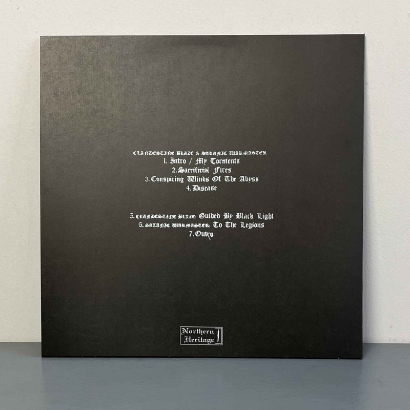Clandestine Blaze / Satanic Warmaster - Untitled LP (Black Vinyl)