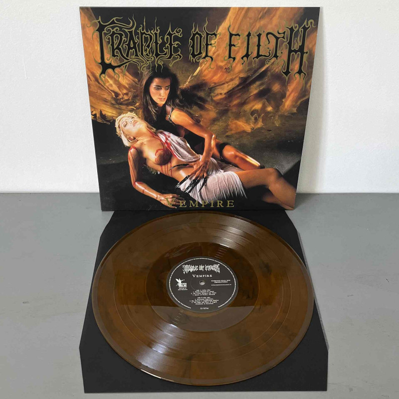 Cradle Of Filth - V Empire, Or Dark Faerytales In Phallustein LP (Orange Black Wheat Marbled Vinyl)